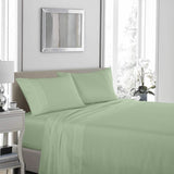 Royal Comfort - 1200TC Ultrasoft 4 Pc Sheet Set - Double - Sage Green ABM-10002275