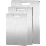 Titanium Cutting Board, Stainless Steel Cutting Board, Double Sided Titanium Compatible with Cutting V1237-ZY-203-5438