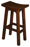 Tokyo Solid Mahogany Timber Barstool V199-BR077WDM
