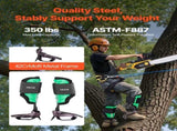 Tree Climbing Spikes Set, Height-Adjustable Tree Climbing Gear with Straps & Spike Protectors, 159 V952-XPSZZZHKQMFHLDHFU002V0