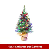 Mini Christmas Tree 45cm, Natural Pinecone Log Base Tabletop Decoration V1232-MNSDS-002