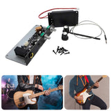 Balanced Sensing Piezo Equalizer Silence Preamp Pickup Silence Guitar Equalizer Pickup with Tone V1369-AZ3-W-14061