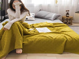 59x39" 100% Cottons Blanket, Soft and Breathable Bed Blanket, Multi-functional Bed Blanket for All V1189-WXFWAL-20260319-00937