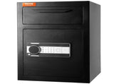 2.5 Cub Depository Safe, Deposit Safe with Drop Slot, Electronic Code Lock and 2 Emergency Keys, V952-LCSBXX25L000IZ30IV0