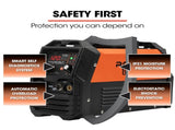 ROSSI 120 Amp Inverter Welder, 3in1 Portable MMA ARC /MIG Gasless /Lift-TIG Welding Machine, 15A V219-TOLWDRROCM12
