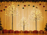 Jingle Jollys 3 Pack LED Christmas Tree Lighted Birch Tree Indoor Outdoor Xmas Decor Warm White XMAS-MOT-TWIG-3PC