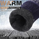 Pack of 3 pairs - Warm gloves for women - Extra thick - Knitted imitation - Suitable for cold V1188-ZXY-117-0027