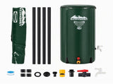 Weisshorn 100L/22Gal Collapsible Rain Barrel PVC Water Tank Collection Storage for Garden Irrigation RBT-HY-100L-GN