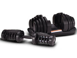 Powertrain 40kg Adjustable Dumbbell Home Gym Exercise Equipment Free Weights DMB-BF2-040-1
