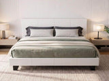 Artiss Bed Frame Double Size White NEO BFRAME-E-NEO-D-WH-AB