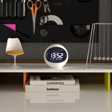 Newgate Centre Of The Earth Lcd Alarm Clock White V398-NGLCD/COTE2