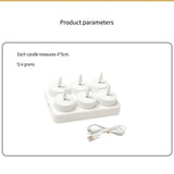 LED Rechargeable Flameless Candle Night Light Set USB Charging V888-ELOSUNG53485