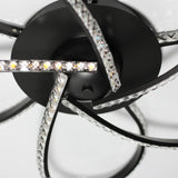Irie Dimmable 5 Lights LED Ceiling Light - Black V558-LL002CL012B