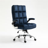 Velvet Home Ergonomic Swivel Adjustable Tilt Angle and Flip-up Arms Office Chair V226-SW1601BL