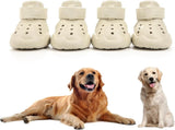 Dog Shoes, Dog Sandals for Hot Pavement, Non-Slip Waterproof Dog Booties for Winter Snowy Day and V1258-DP02-WO-506