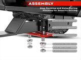 Hitch Tightener Anti Rattle Clamp,Hitch Stabilizer for 1.25inch and 2inch Trailer Hitches, Rubber V1370-AZ4-11681