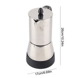 300ml Electric Stainless Steel Espresso Coffee Mocha Pot Electric Coffee Maker V1294-YM0901-JY15713-02