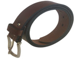 Genuine Full Grain Leather Belt Mens Jeans MADE IN AUSTRALIA Premium Quality V563-BR-MBELT-COGWHI40-56