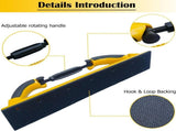 Adjustable Radius Flex Longboard Hand Sanding File Block with Hook & Loop Backing - Use Continuous V1366-AZ2-W-03656