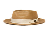 Goorin Brothers Mens Snare Straw Fedora Trilby Hat Panama Summer Beach - Natural V563-100-2064-NAT-S