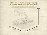 Vintage Gramophone Bluetooth Speaker - Retro Wireless Music Player with Classic Design V888-ELOSUNG33148
