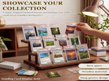 3-Tier Graded Card Display Stand Compatible with Mainstream Card Types for Birthdays Holidays Team V1366-AZ2-W-15009