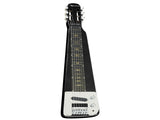 Karrera 29in 6-String Lap Steel Hawaiian Guitar - Black ELE-LAP-6S-BK