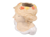 Modern Ceramic Face Vases Decorative Modern Style Shy Girl Flower Lady Head Vase for Unisex Plants V1294-YM0706-3115230067211