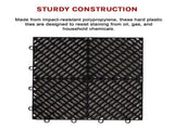 Vented Garage Floor Tiles Snow Water Drainage 30x30cm V63-841661