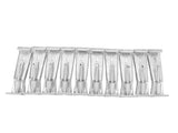20pcs Rain Gutter Hangers Heavy Duty Hidden Gutter Bracket Fastener with Pre Inserted Screws for V1294-YM0901-3111240269011