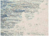 City Blue Rug 280 x 190cm - Contemporary Design with Hand-Carved Short Pile V178-69100