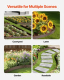 VEVOR Steel Landscape Edging 5 Packs 39 x 5in Rust-Resistant for Yard Brown V952-DXGJSPZ5PCS3BLAFEV0