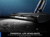 Cordless Vacuum Cleaner, 55Kpa/8 in 1 Powerful Suction Lightweight Vacuum Cleaner for Home, LED V1313-AU-A27D