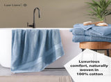 Bath Sheets Bathroom Towel Set- 2 Pack 100% Cotton Extra Large Bath Towels, Oversized Bath Towels, V1258-DP02-C-1234