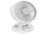 Portable Desk Fan 3 Speed Wind Mini Desktop Fan with Clip for Home Office and BedroomWhite V1294-YM0721-3113210022511