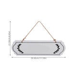 HOOWIFFY Unfinished Wood Plaque Blank White Sign for DIY Writing Decor V1189-WXFWAL-20260326-02180