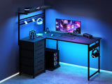 Levede Computer Desk Convertible L-shaped Study Table DH1068-BK-AU
