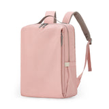 Pink Slim Minimalist Laptop Backpack - Shockproof & Anti-Theft Design, Travel-Friendly with Luggage V888-ELOSUNG27862