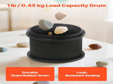 Rock Tumbler, 0.45kg Rock Polishing Machine, Rocks Tumbling Kit with 4-Speed Adjustment, 19 Day V952-YSDMJHS4DDSSY72ED001V3