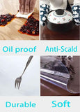 Clear Plastic Tablecloth Protector Round Table Transparent Cover Vinyl Table Cloth for Kitchen and V1188-ZC-DLL-632