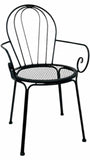 Set 2 Outdoor Vintage Chair w Arms 88cm V637-E030308