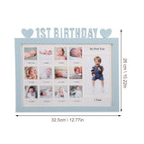 Newborn Baby Photo Album Frame for Girls, PVC Picture Book Keepsake to Preserve Cherished Memories V1369-AZ3-W-17426