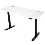 Lifespan Fitness ErgoDesk AUTO Series Automatic Standing Desk 180cm in White & Black V420-LFDK-EDKWB-180