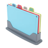 Plastic Cutting Board 4 Colors Rubber Flexible Coded Cutting Board with Storage Stand V1294-YM0901-3118230140111