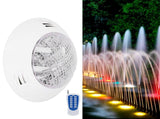 24LED Pool Light RGB Underwater Lamp with 12-Key Remote Control IP68 Waterproof 24W AC12V V1294-YM0718-3119200158511