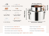 Moonshine Still 5 Gal Water Alcohol Distiller Brewing Kit Stainless Steel V952-DLNTZLQYS5JLEEWT9V0