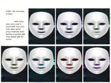 7-Color Facial Mask Device with USB- Light Beige Care, Portable Face Mask Machine for Home Use, 7 V1105-YAHL-01