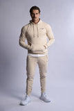 HARD HITTERS SLIM FIT TERRY HOODIE BEIGE SMALL V697-SLIM-FIT-TERRY-HOODIE-BEIGE-SMALL