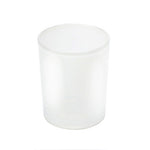 20 Pack Frosted White Glass Votive Candle Holders for Candle Making Kit Tealight Candles Cup Home V382-FHX20