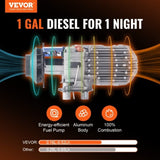 VEVOR 5 KW Diesel Air Heater, Bluetooth App Control All-on-one Diesel Heater with Automatic Altitude V952-ZCJRQLS12V5KWQ0W3V9